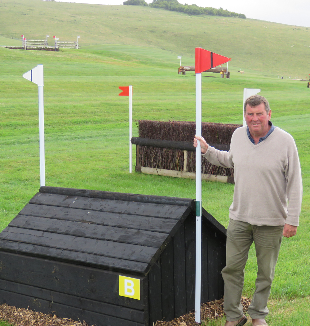 Nigel Bunter at the cross-country course