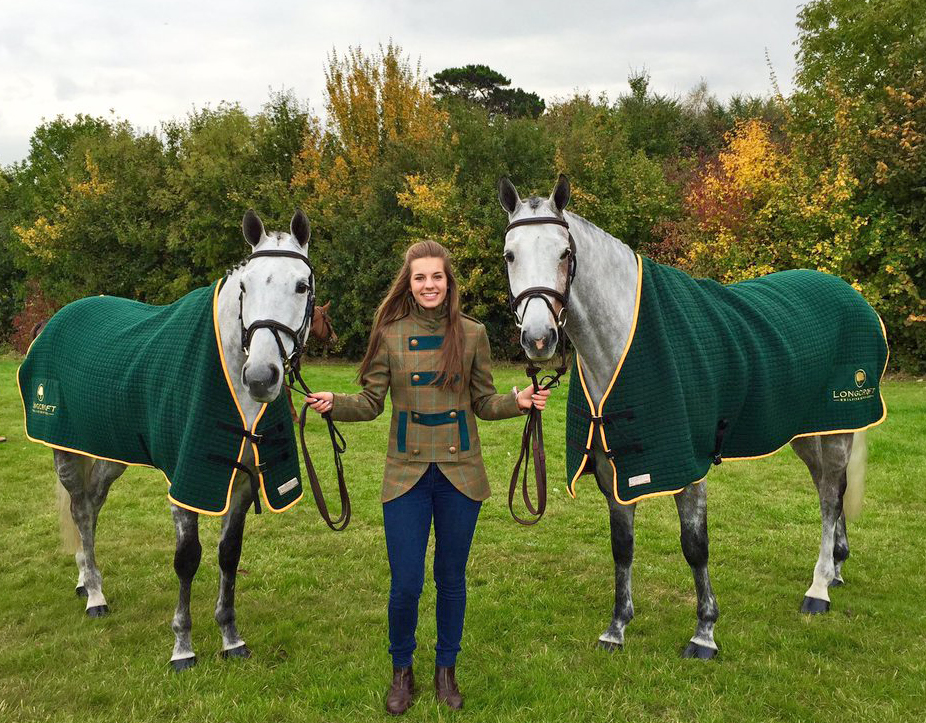 Chelsea Pearce with Greys at Aldon