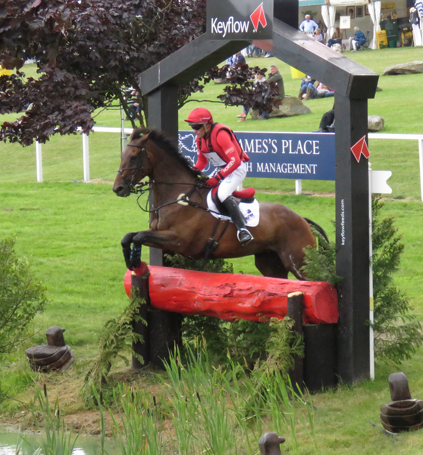 July 2016: Paul Tapner at Barbury with Yogi Bear VIII