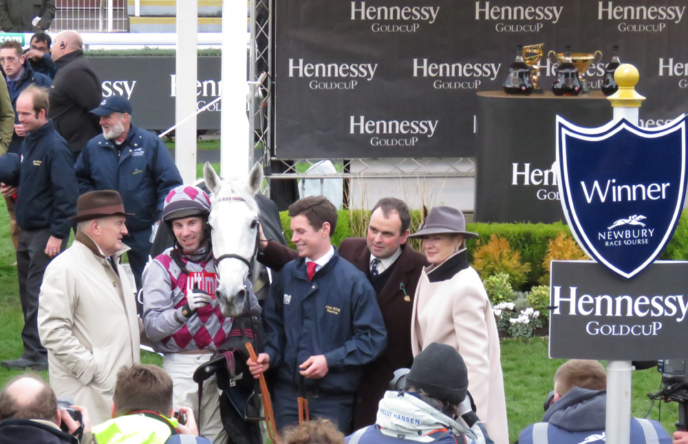 Smad Place with owners at each end of the group, Alan King second from right and Wayne Hutchinson