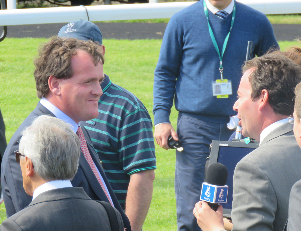Richard Hannon talks to Channel 4 Racing 
