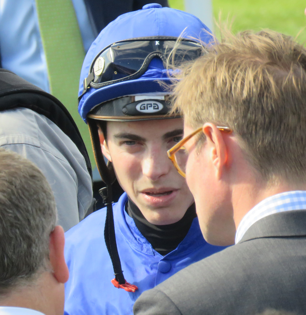 James Doyle talks with Godoplhin representatives 