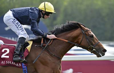 Crystal Ocean wins the Al Rayyan Stakes for the second year running