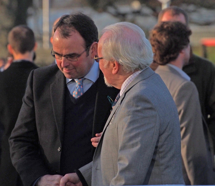 Alan King receives congratulations