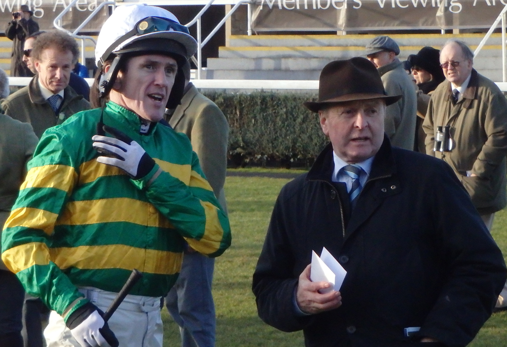 Before he retired: AP McCoy with trainer Jonjo O'Neill