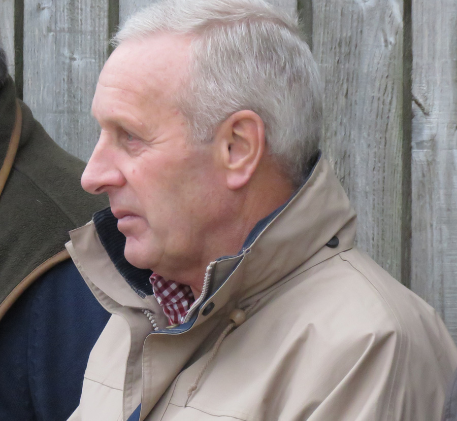 Andy Turnell watches the parade