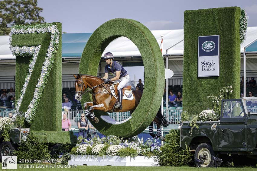 Tim Price & Ringwood Sky Boy on their way to victory in the 2018 Land Rover Burghley Horse Trials (Photo: Libby Law Photography/ESNZ)