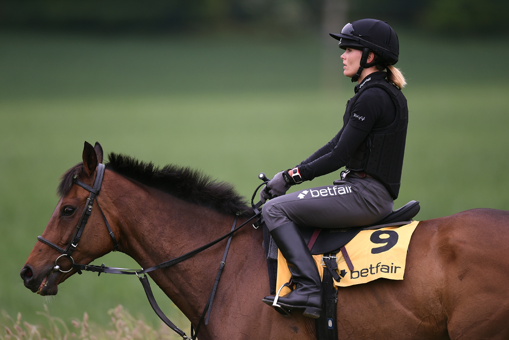 Training is hard work:  riding out (Betfair photo) 