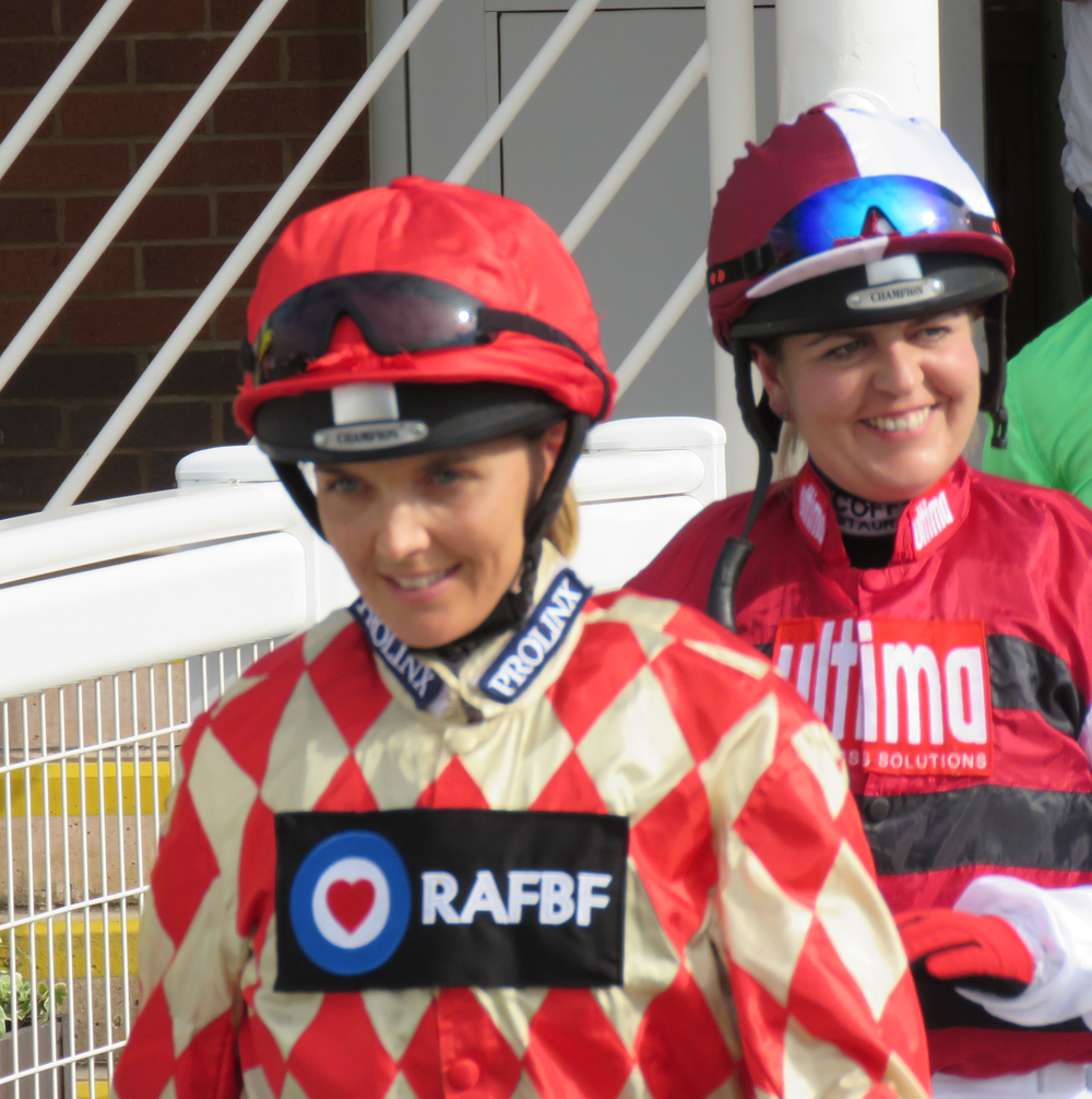 The walk from the weighing room: Victoria and Charlotte Plunkett